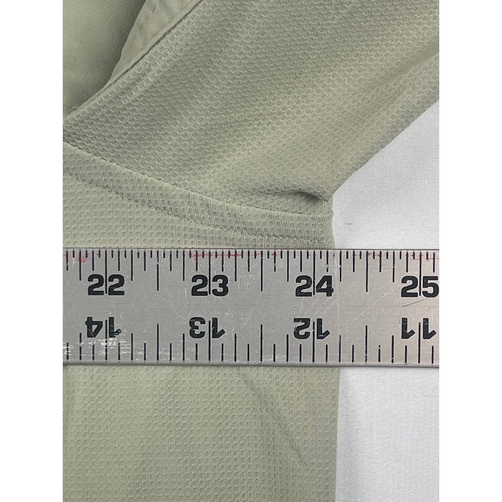 Rugged Elements Men's Khaki/Pale Green LS Utility Work Shirt Size XL 00827 - Picture 6 of 13